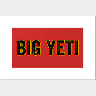 Big Yeti with Black Style Posters and Art